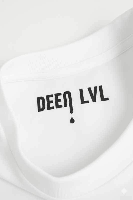 DEEN LVL T-Shirt aus 100 % Bio-Baumwolle – Weiß